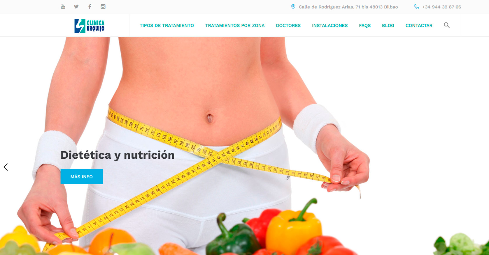 Conoce la web  Clínica Urquijo