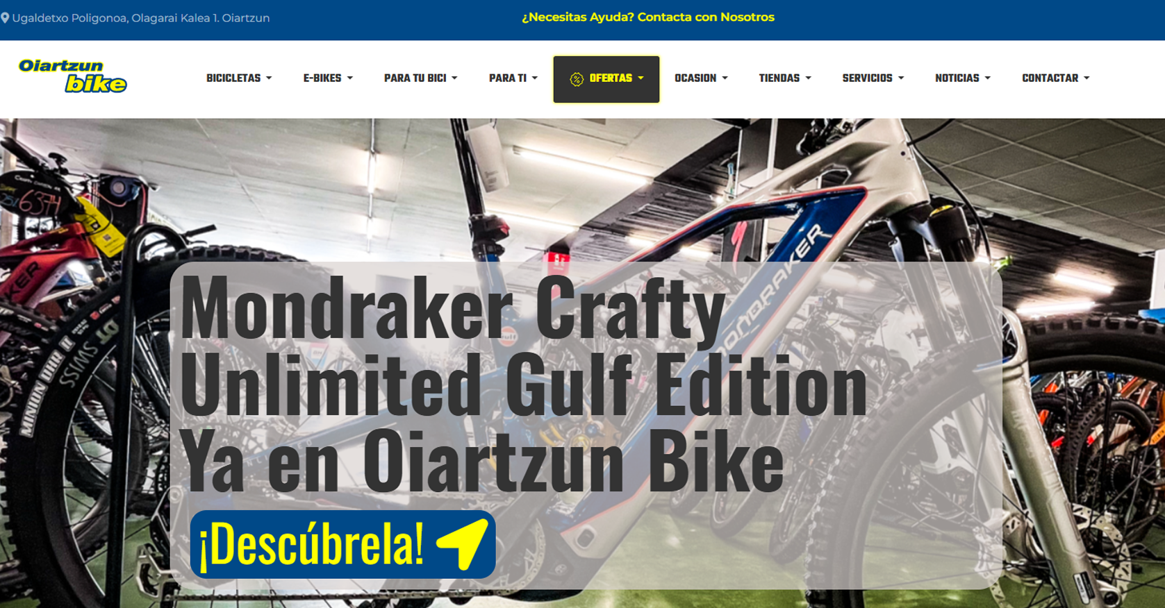 Conoce la web  Oiartzun Bike